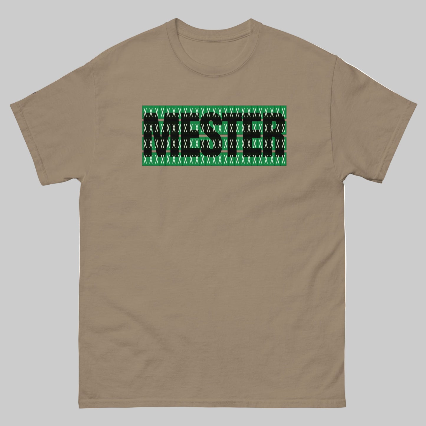 TrapCrackshots MESTER T-shirt for clay shooters who achieved 100/100 or chaising it. Premium cotton tee celebrating perfection, focus, and the true master feeling.