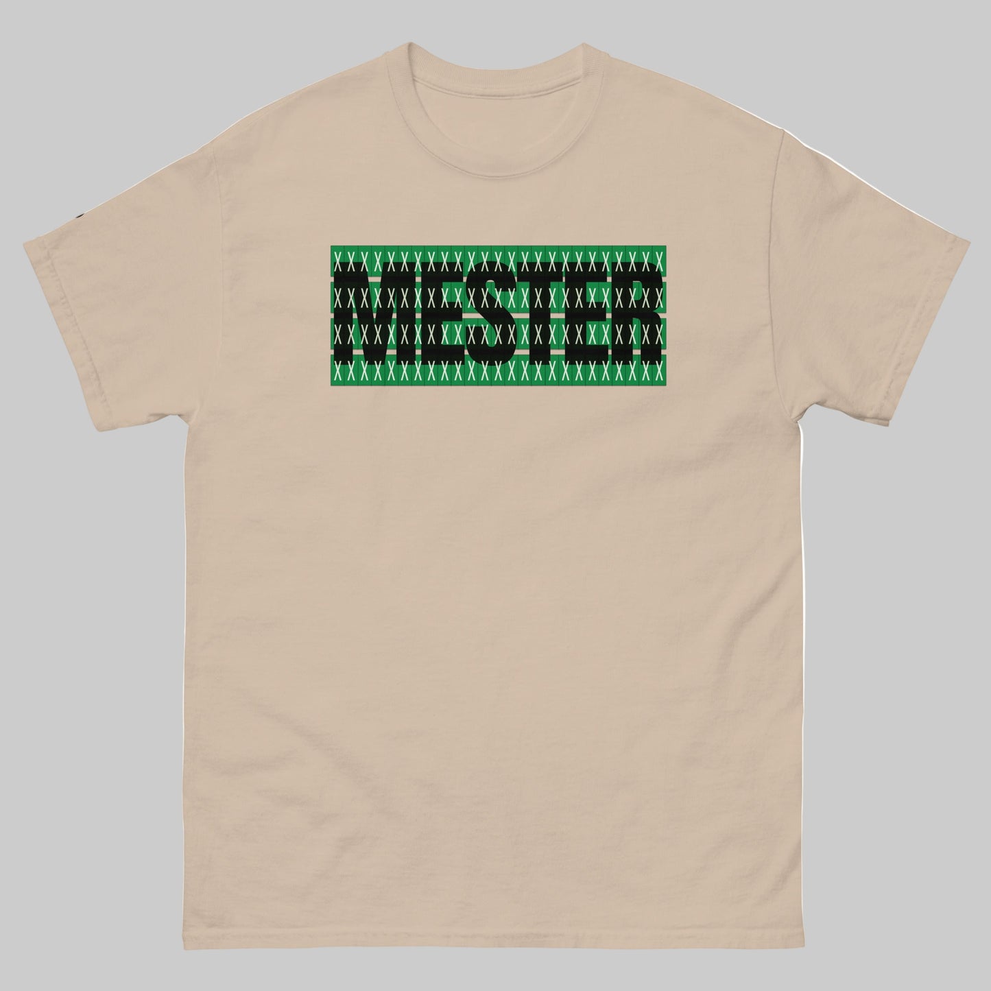 TrapCrackshots MESTER T-shirt for clay shooters who achieved 100/100 or chaising it. Premium cotton tee celebrating perfection, focus, and the true master feeling.