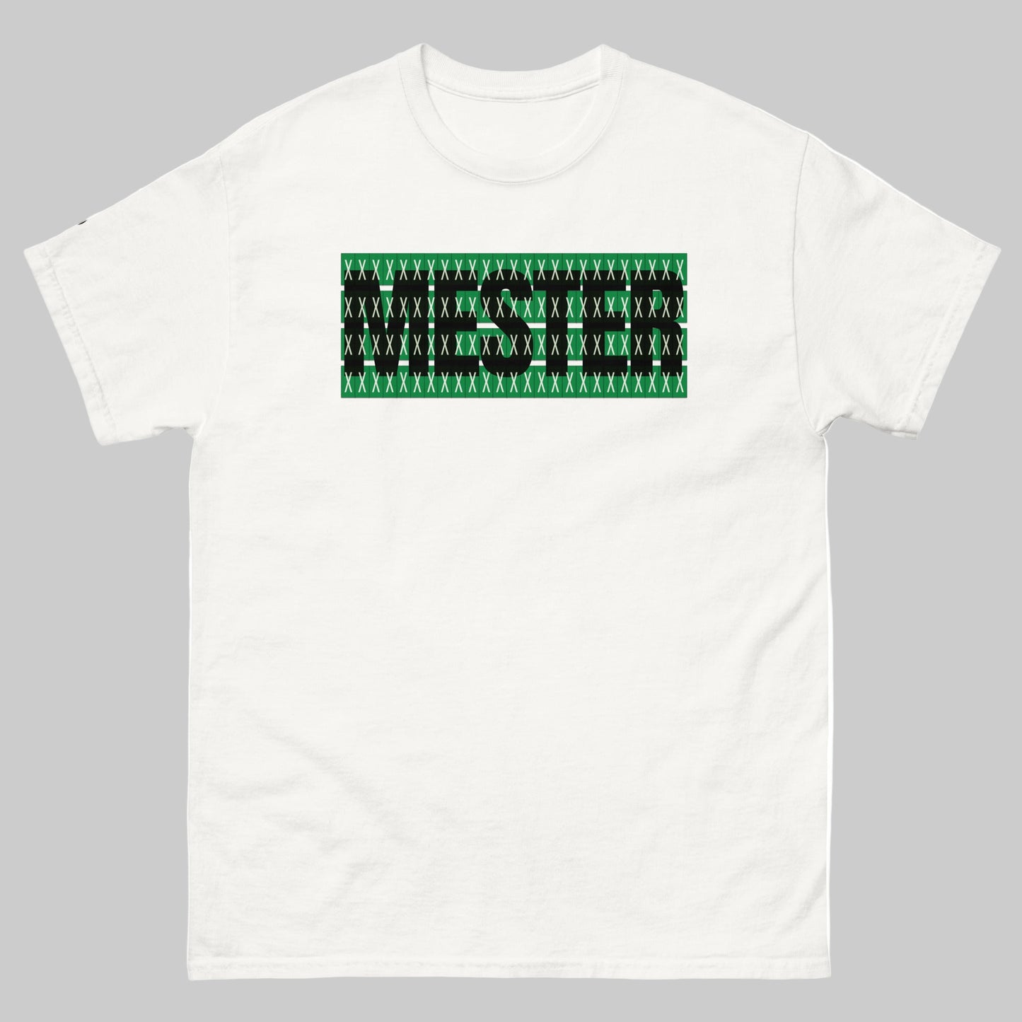 TrapCrackshots MESTER T-shirt for clay shooters who achieved 100/100 or chaising it. Premium cotton tee celebrating perfection, focus, and the true master feeling.